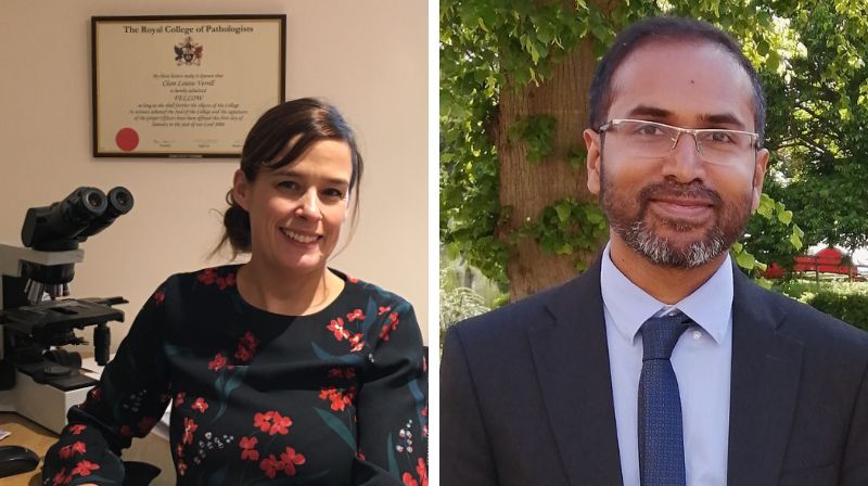 Professor Clare Verrill And Dr Srinivasa Rao