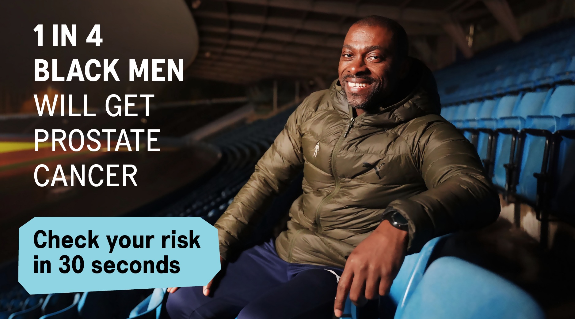Black men's risk of prostate cancer is double. Check your risk.