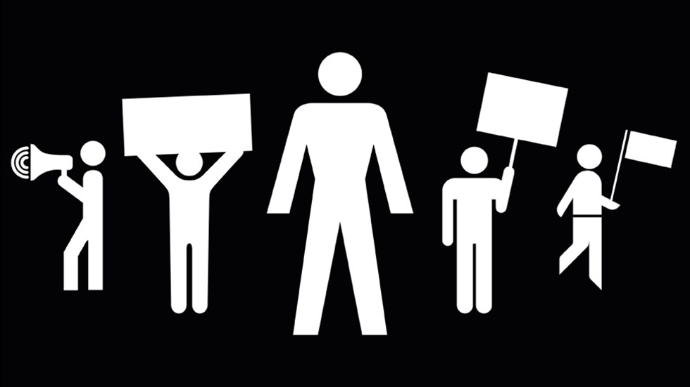 Campaigning Man of Men group