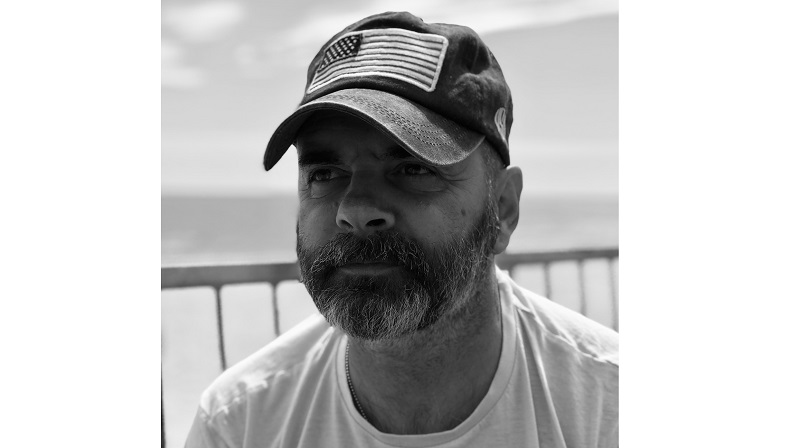 A black and white photo of Steve