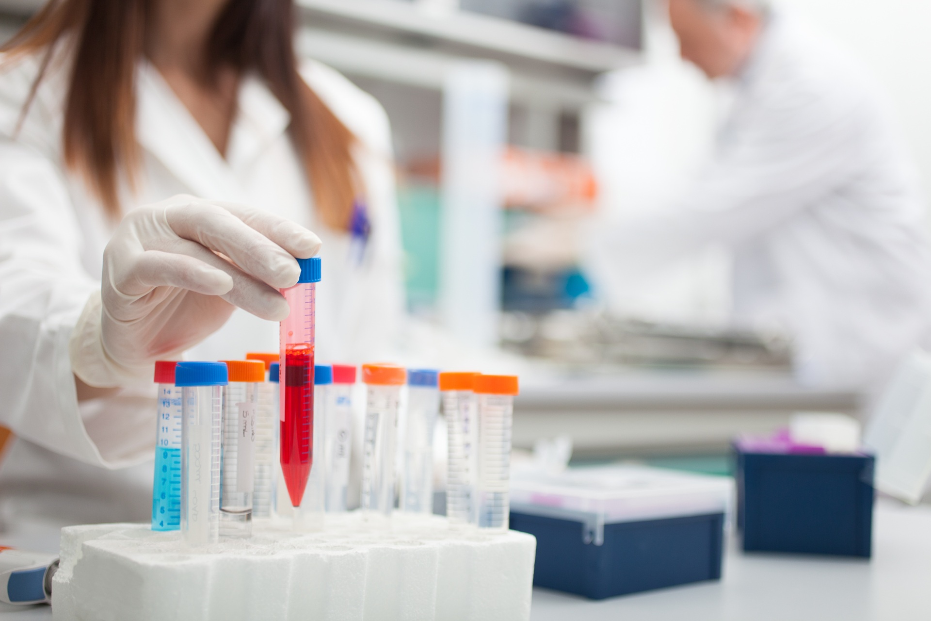 Test Tubes Stock