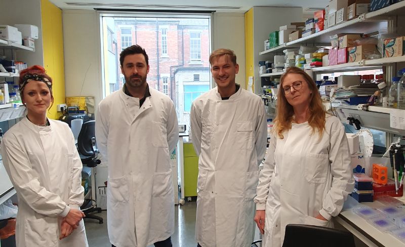 Professor Charlotte Bevan Visit (Imperial) Clair (Left) Damien Wes Charlotte (Right)