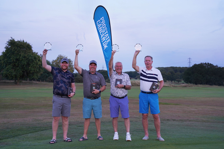 Top golf fundraisers at the Golf Championships at Sandy Lodge