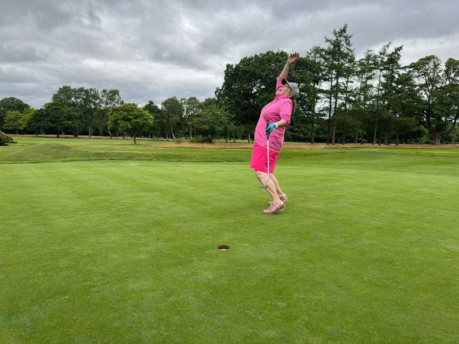 Jilly Cosgrove, golfer and tournament director of the Second City Golf Tournament raises £130,000 for Prostate Cancer UK