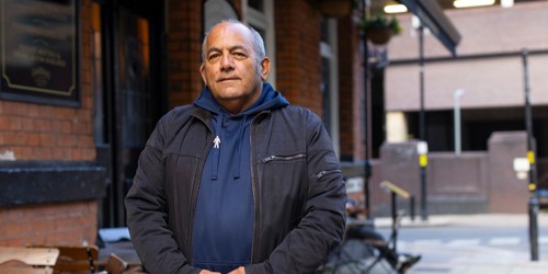 Dave Cossie, who was diagnosed with prostate cancer in 2023.